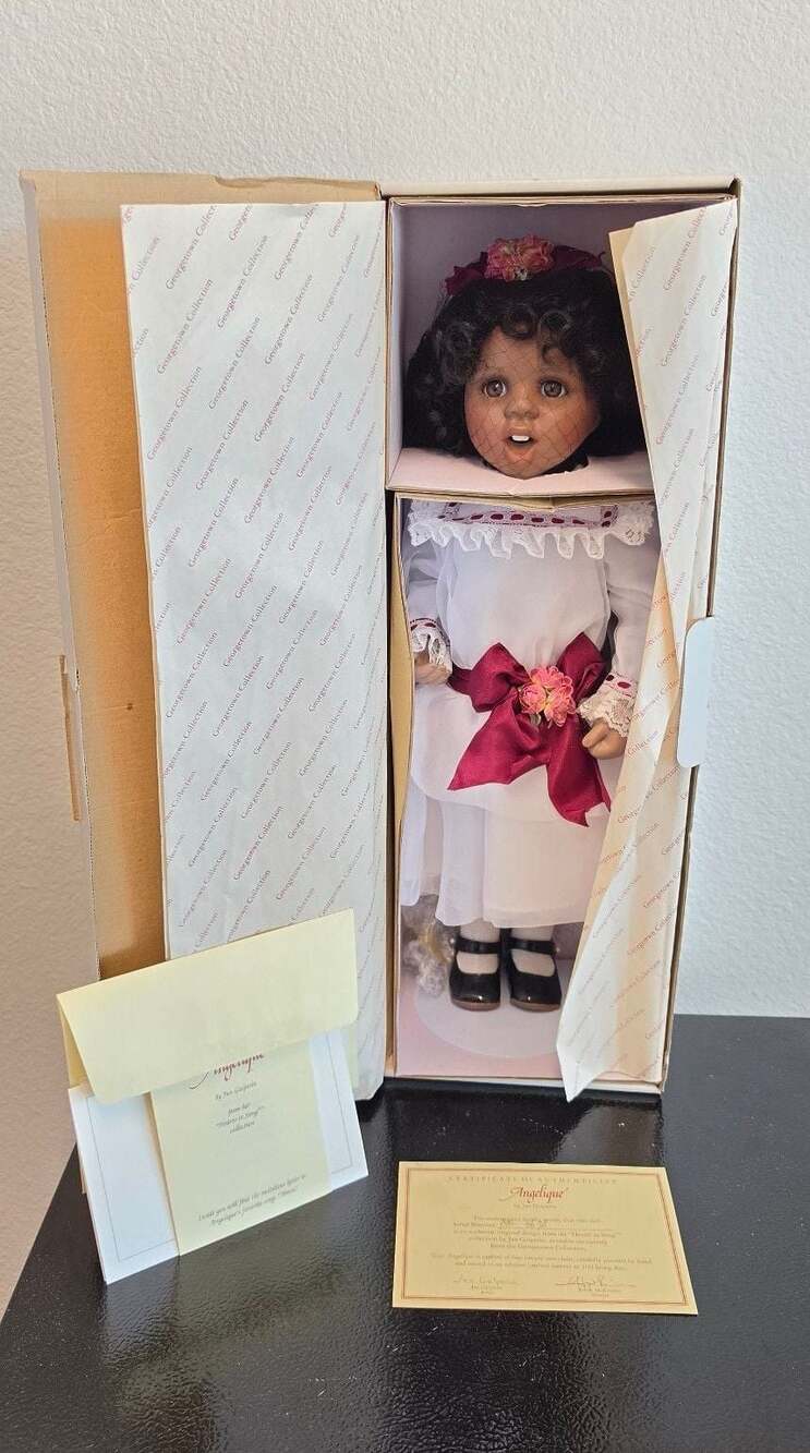 Georgetown Collection Angelique Porcelain Doll by Jan Galperin Hearts in Song